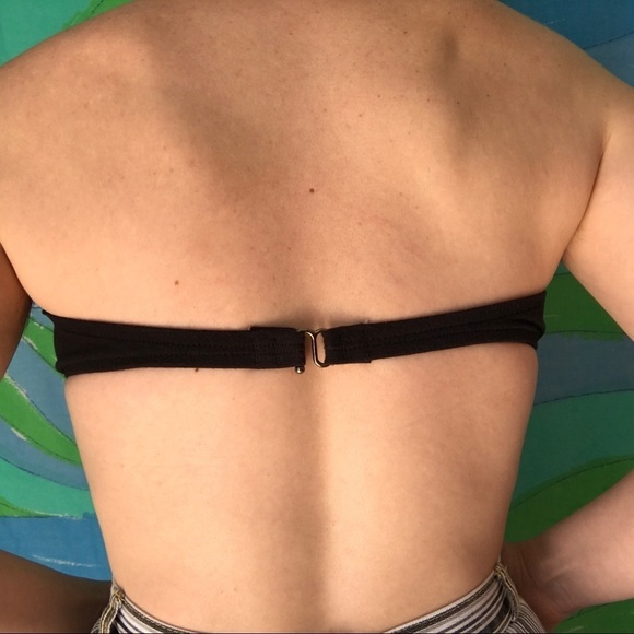 VINTAGE ANN KLEIN BANDEAU BIKINI TOP - Picture 3 of 3